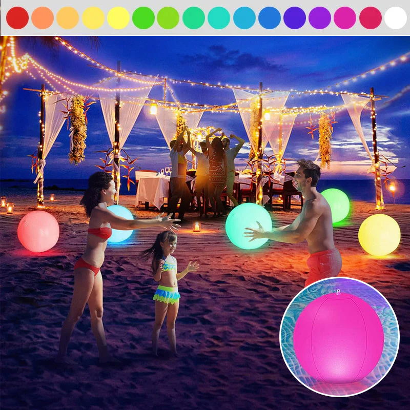 LED Light 16 Colors Luminous Beach Ball - Image 3