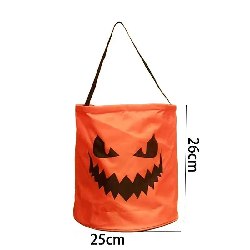 LED Light Halloween Trick or Treat Bags Pumpkin Bucket - Image 13