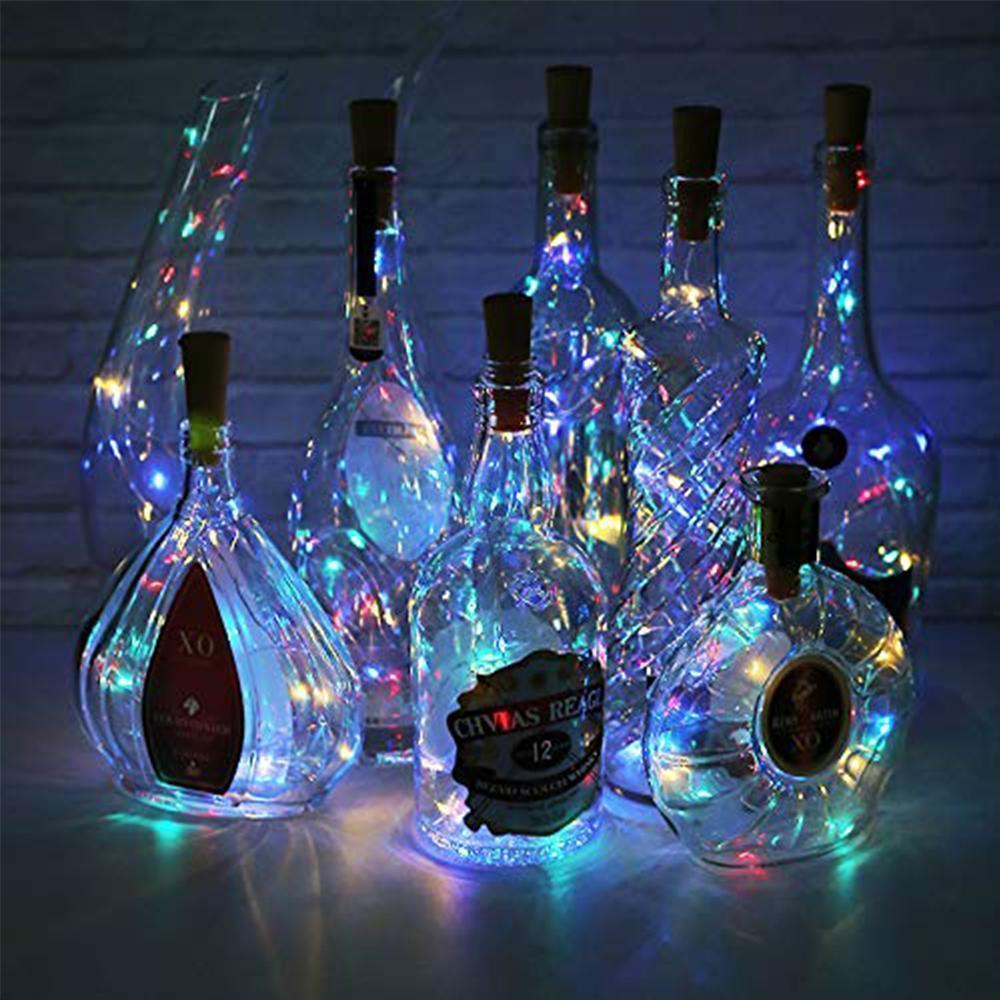 LED Wine Bottle Lights Cork Night Light DIY Decor Lift - 5/10PCS - Image 12