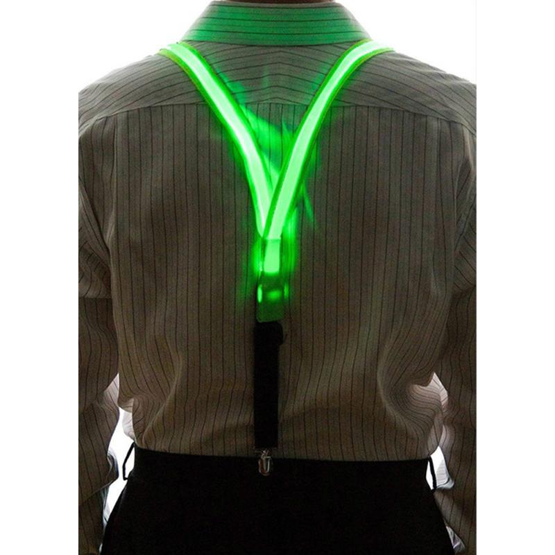 Light Up LED Suspenders Bow Tie - Image 10