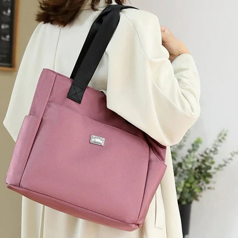 Lightweight Waterproof Nylon Shoulder Bag - Image 7