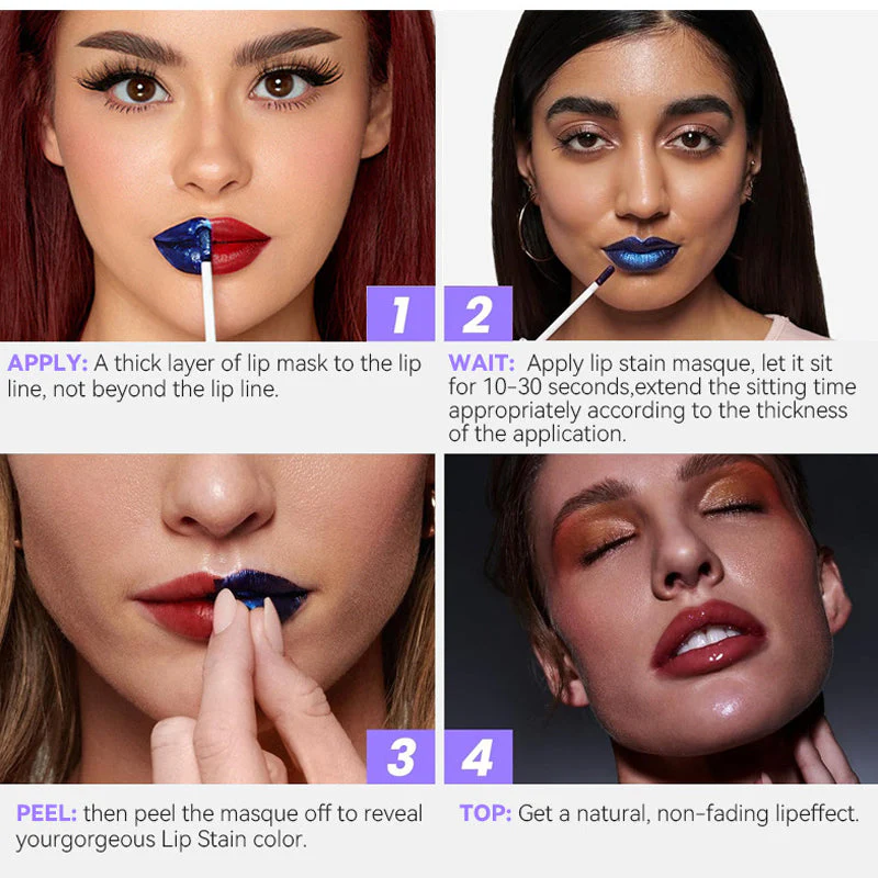 Long-Lasting Waterproof Peel-Off Lip Stain - Image 13