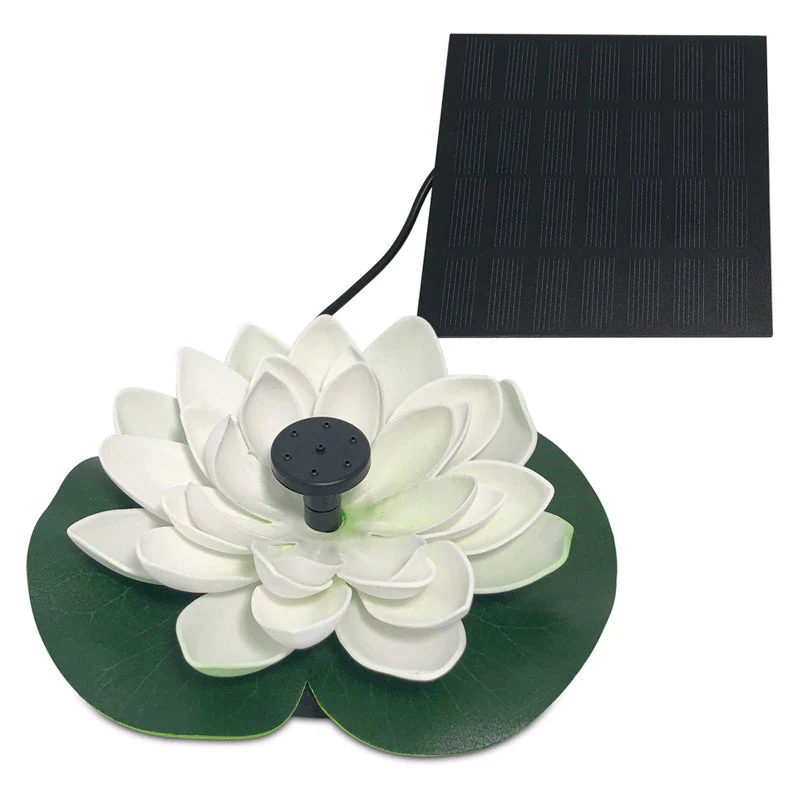 Lotus Shaped Solar Fountain Pond Decorative - Image 21