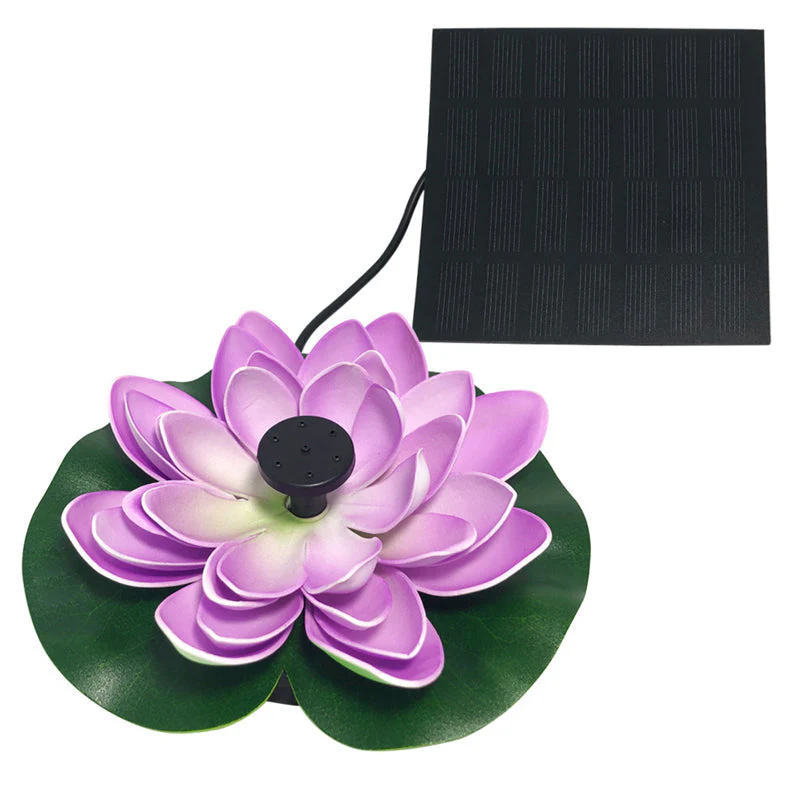 Lotus Shaped Solar Fountain Pond Decorative - Image 27