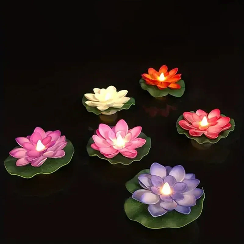 Lotus Shaped Solar Fountain Pond Decorative - Image 9
