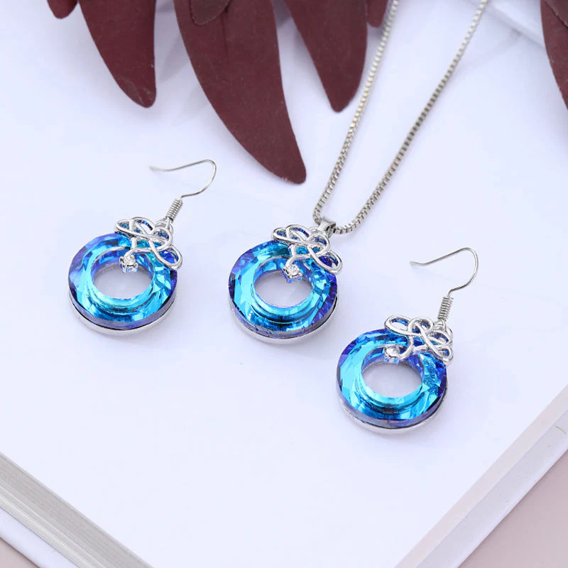 Love Eternity Necklace and Earrings - Image 5