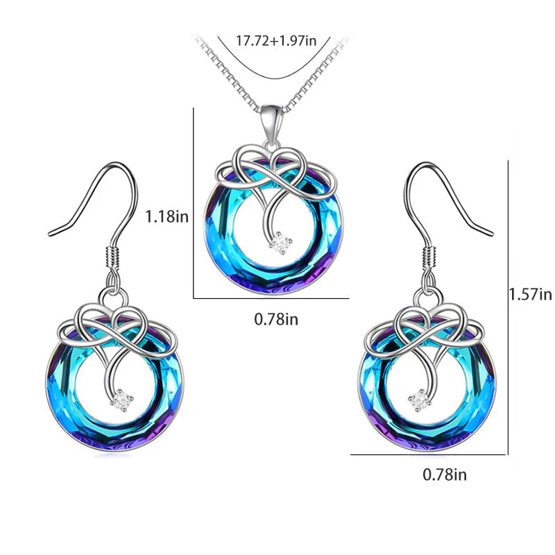 Love Eternity Necklace and Earrings - Image 9