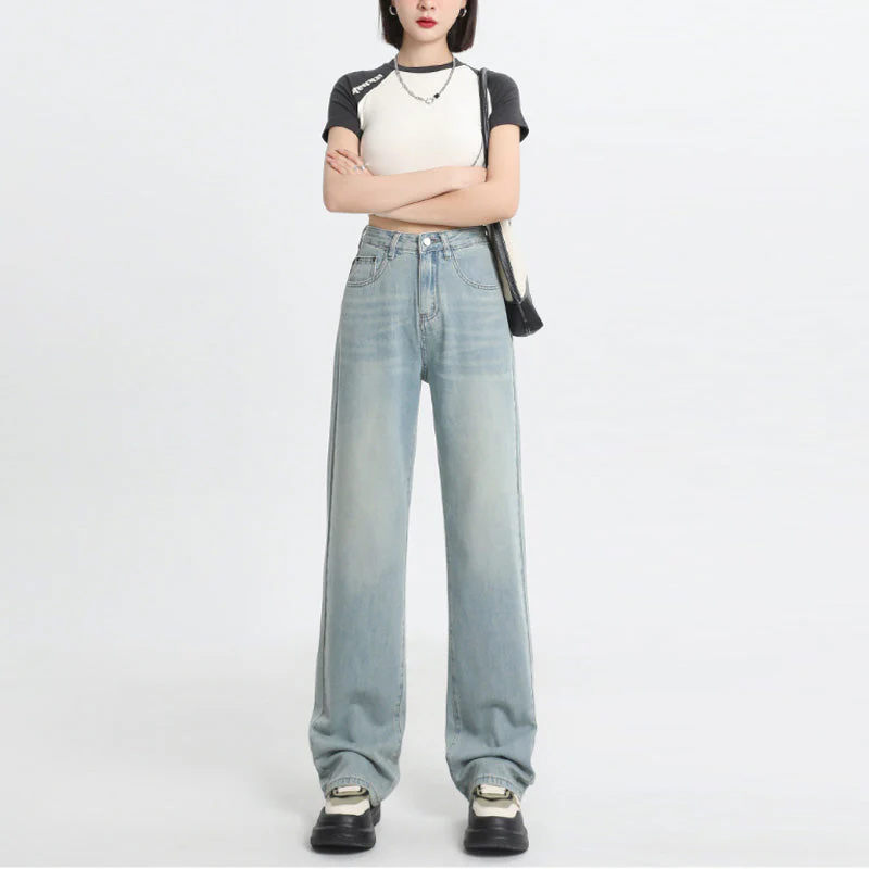 Lyocell High-rise Wide-leg Jeans - Image 5