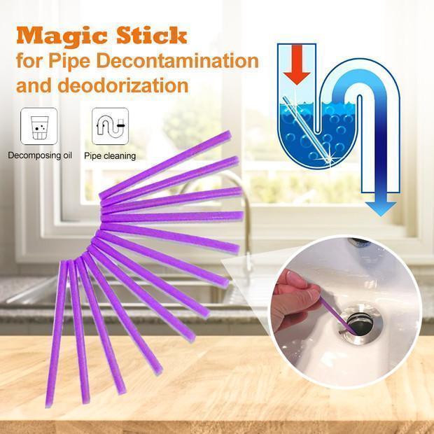 Magic Stick for Pipe Decontamination & Deodorization (12 PCS) - Image 3