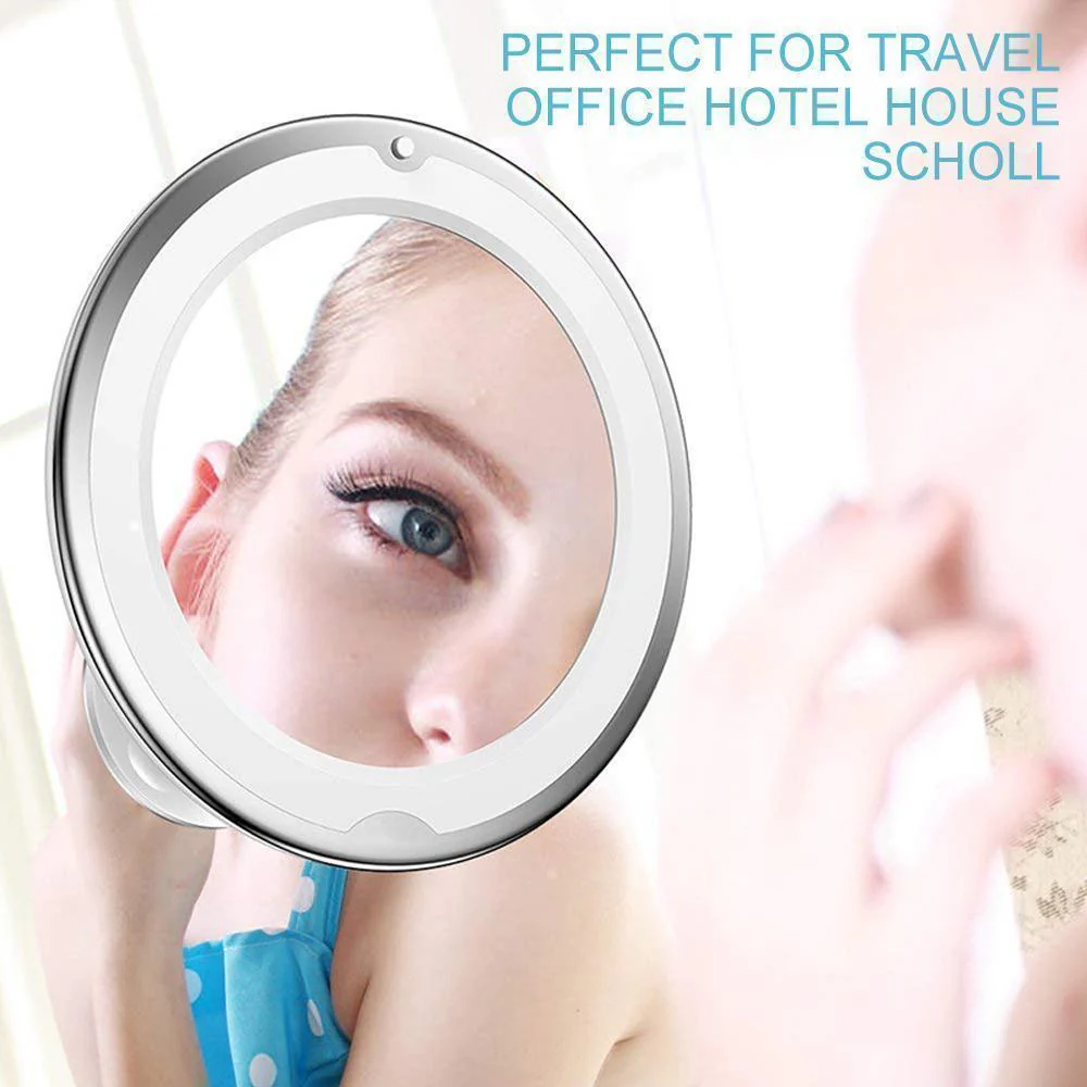 Magnifying Makeup Mirror with LED Light - Image 3