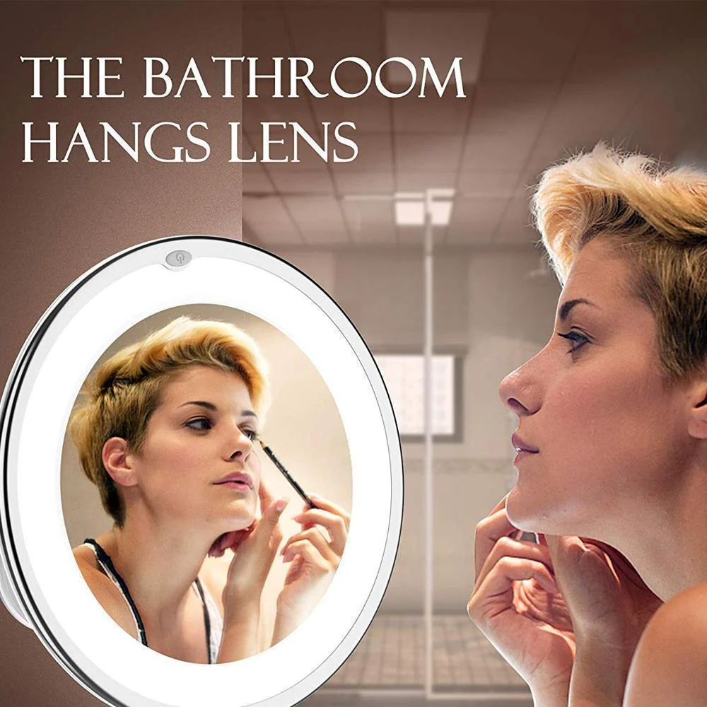 Magnifying Makeup Mirror with LED Light - Image 8