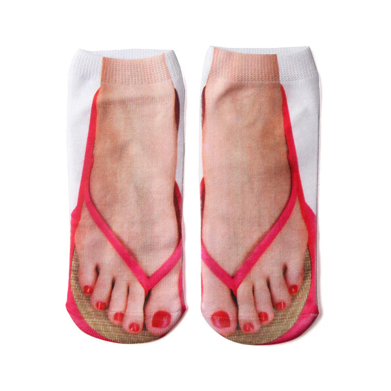 Manicure Print Socks - Image 3