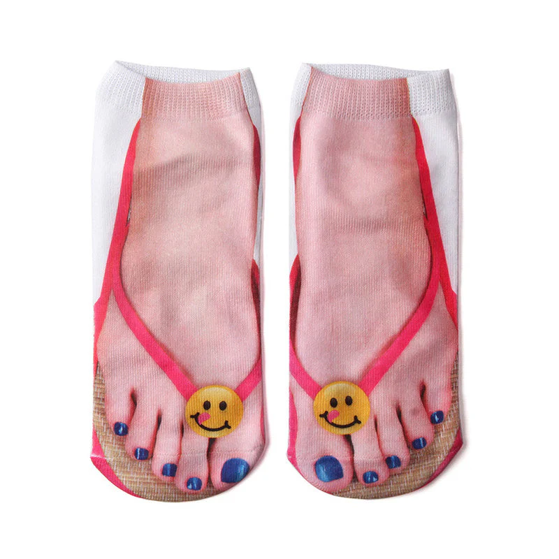 Manicure Print Socks - Image 5