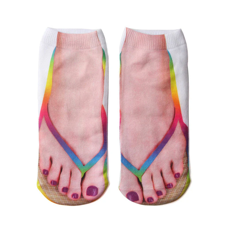 Manicure Print Socks - Image 7