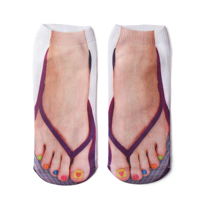 Manicure Print Socks - Image 8