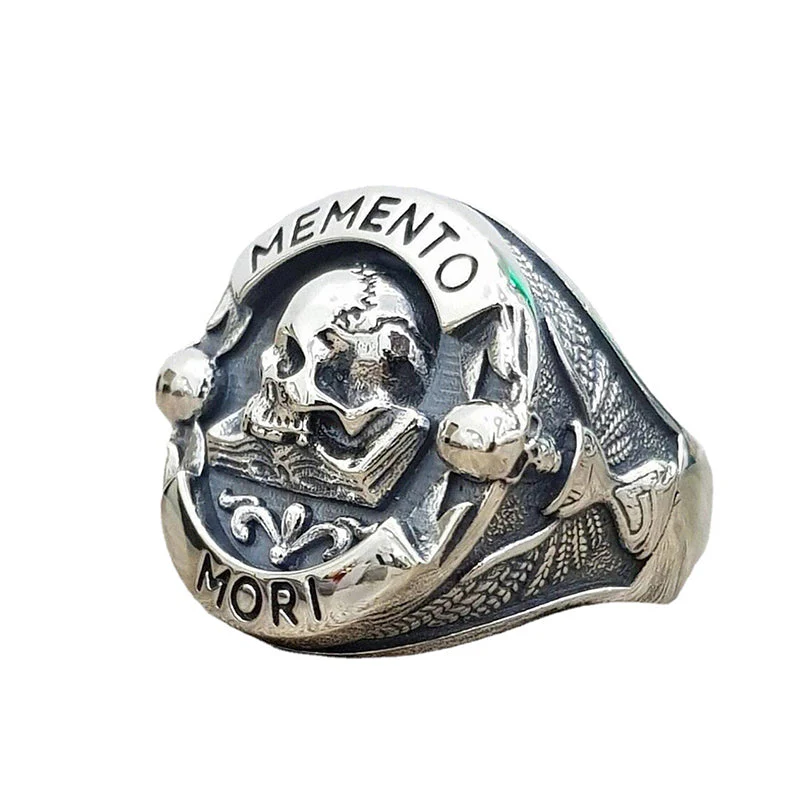 Memento Mori Skull Ring - Image 8