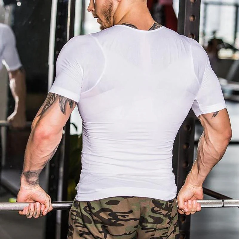 Men's Body Shaping Short Sleeve - Image 5