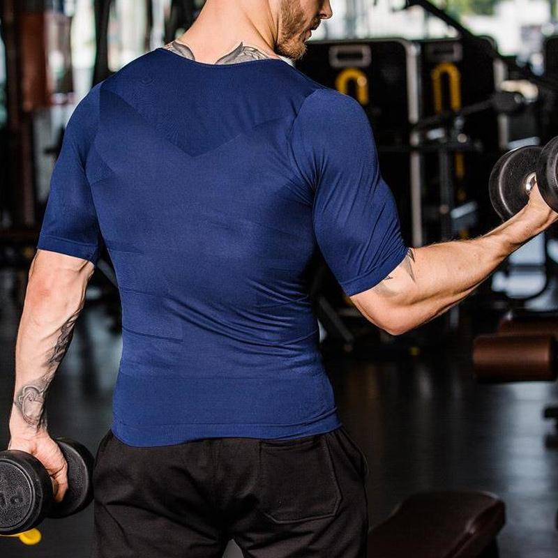Men's Body Shaping Short Sleeve - Image 8