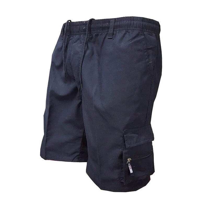 Men's Casual Elasticated Waist Cargo Shorts - Image 10