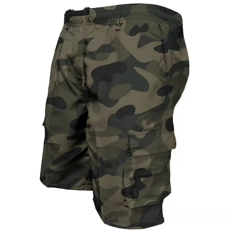 Men's Casual Elasticated Waist Cargo Shorts - Image 8