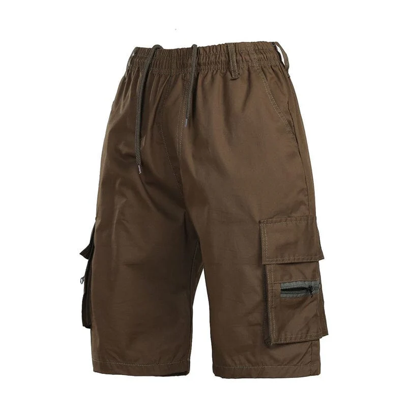 Men's Casual Elasticated Waist Cargo Shorts - Image 9