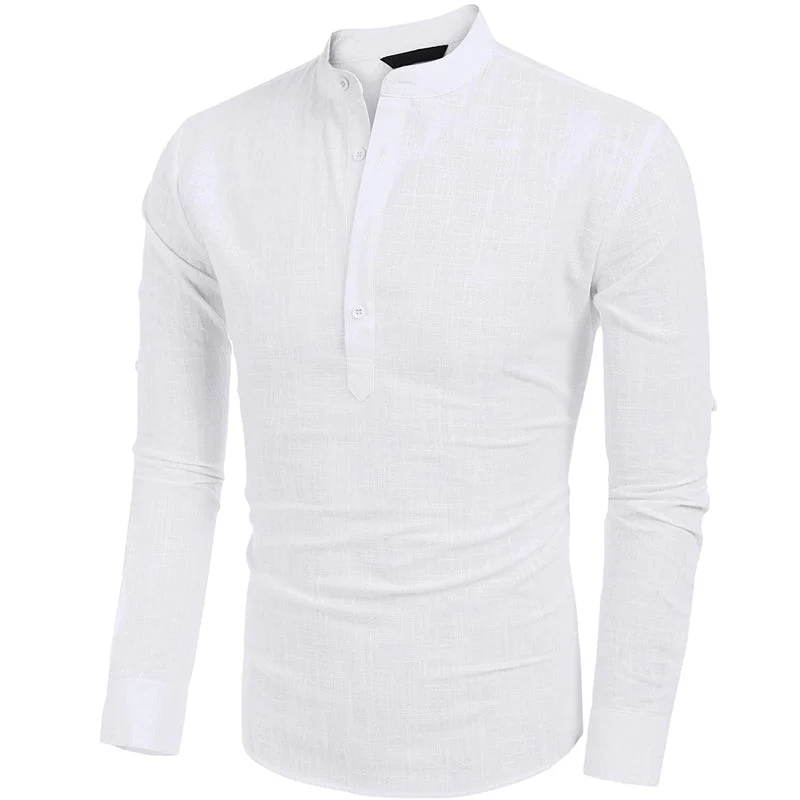 Men's Cotton Linen Hippie Casual T-Shirt - Image 2