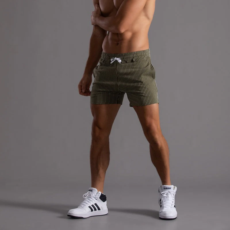 Men's Drawstring Elastic Workout Shorts - Image 12