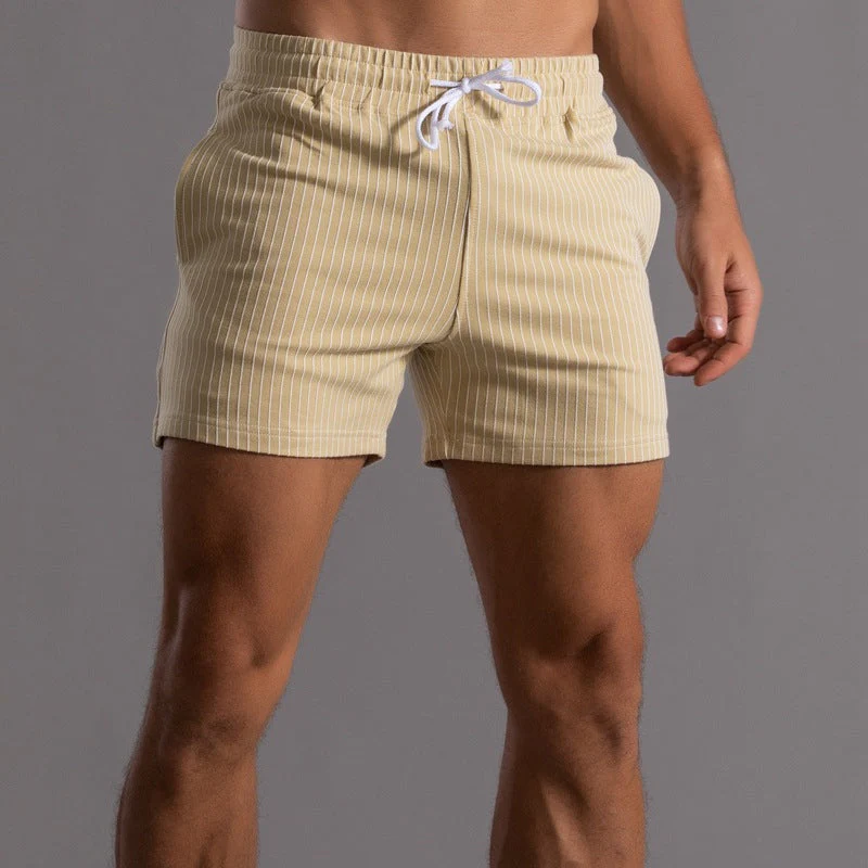 Men's Drawstring Elastic Workout Shorts - Image 16