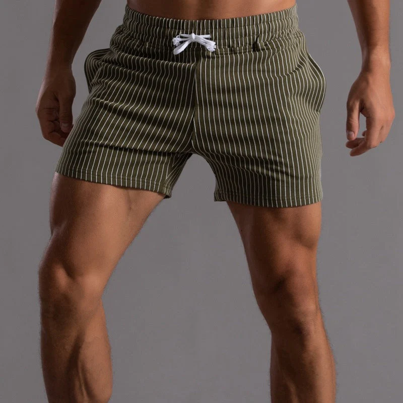 Men's Drawstring Elastic Workout Shorts - Image 18