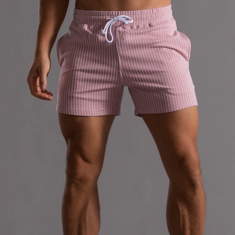 Men's Drawstring Elastic Workout Shorts - Image 19