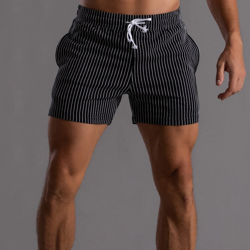 Men's Drawstring Elastic Workout Shorts - Image 20