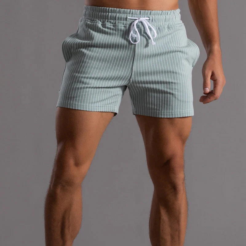 Men's Drawstring Elastic Workout Shorts - Image 21