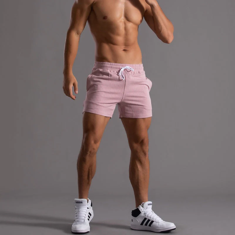 Men's Drawstring Elastic Workout Shorts - Image 5