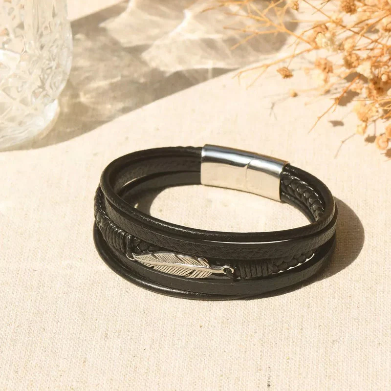 Men's Feather Bracelet - Image 11