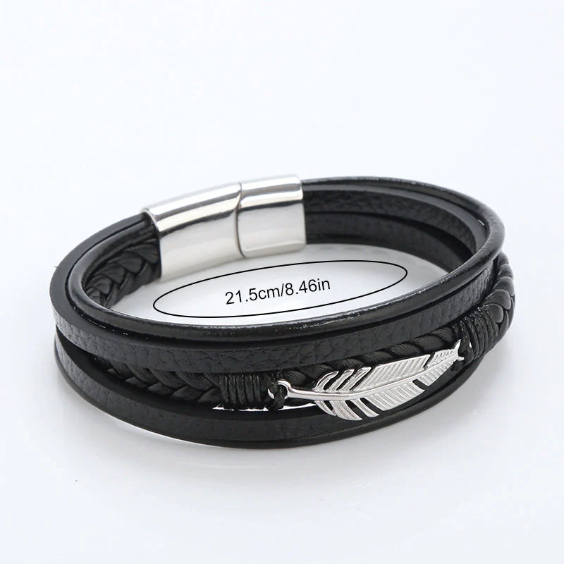 Men's Feather Bracelet - Image 12