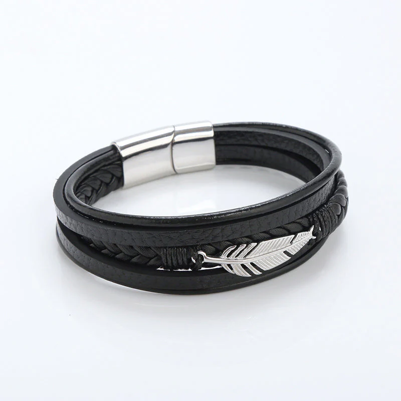 Men's Feather Bracelet - Image 16
