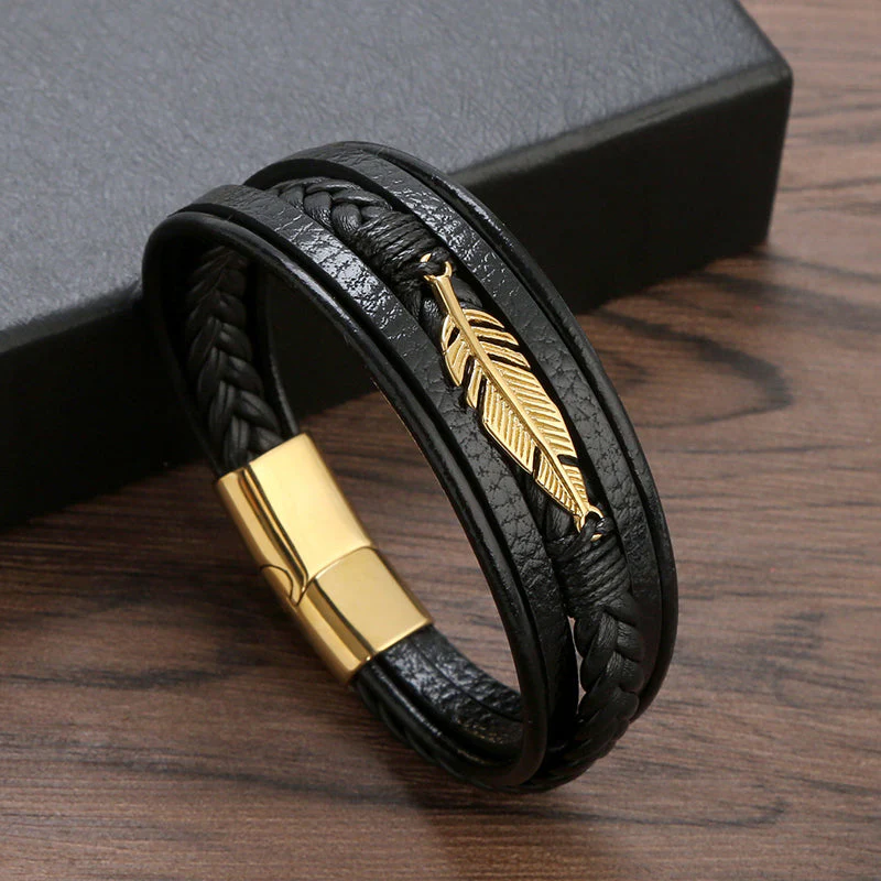 Men's Feather Bracelet - Image 4
