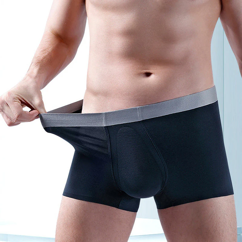 Men's Organic Latex Support Pouch Trunks - Image 10