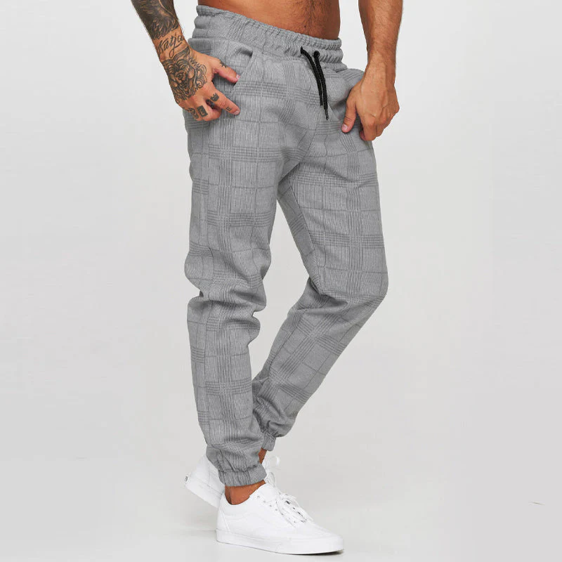 Men's Plaid Casual Pants - Image 7