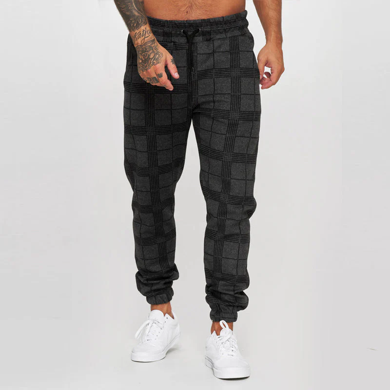 Men's Plaid Casual Pants - Image 8