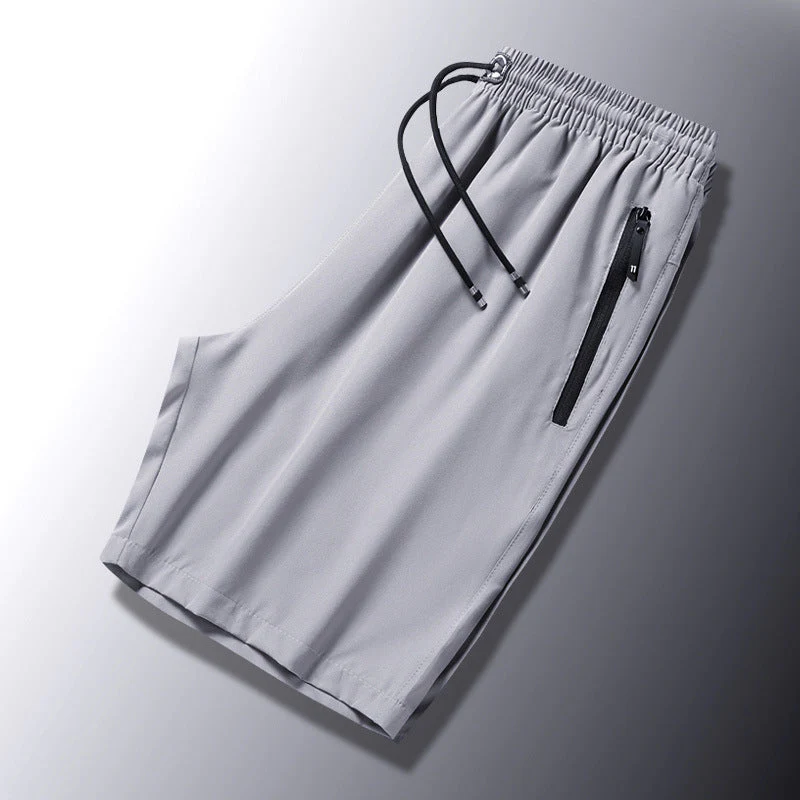 Men's Plus Size Ice Silk Stretch Shorts - Image 19