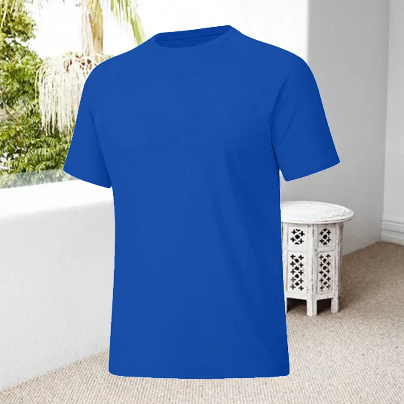 Men's Round Neck Quick Dry Casual Short Sleeve - Image 10