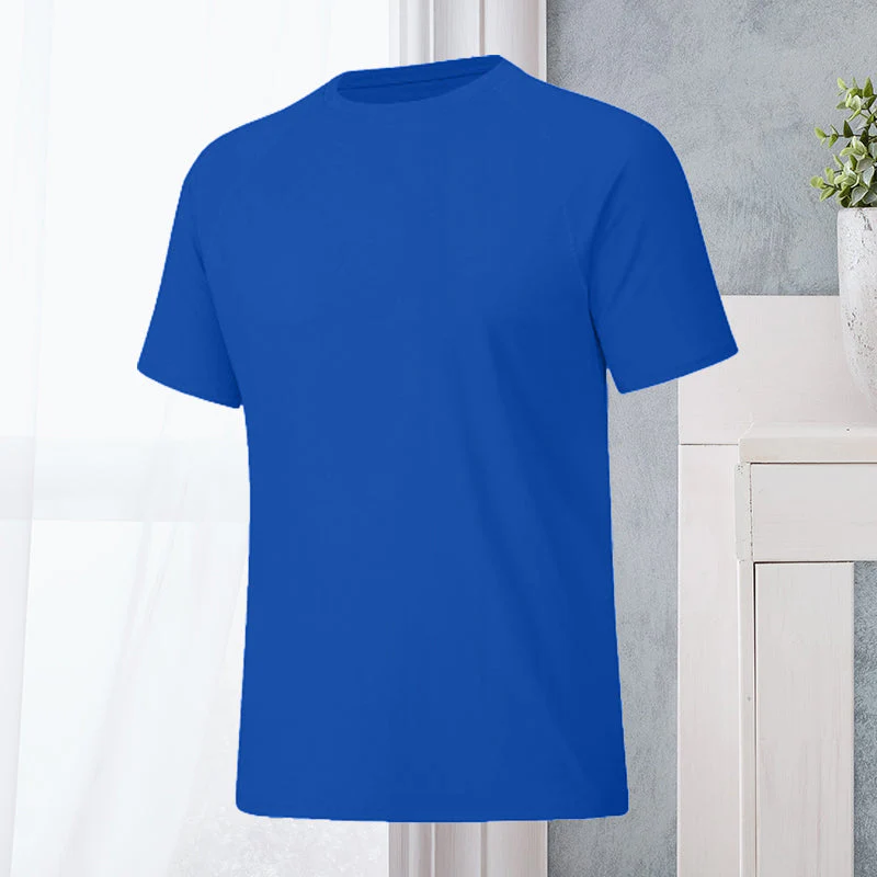 Men's Round Neck Quick Dry Casual Short Sleeve - Image 3