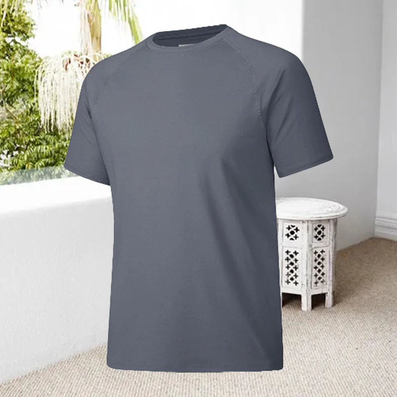 Men's Round Neck Quick Dry Casual Short Sleeve - Image 7