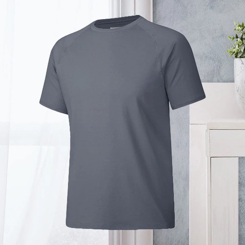Men's Round Neck Quick Dry Casual Short Sleeve - Image 9