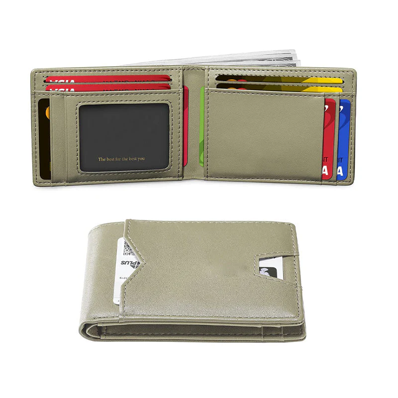 Men's Slim Wallet With RFID Blocking - Image 13