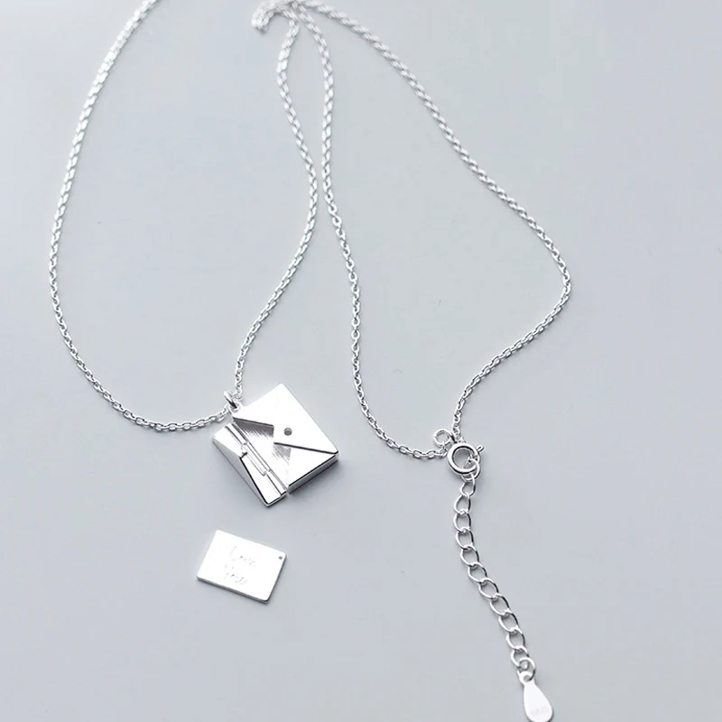 Metal Envelope Necklace - Image 7