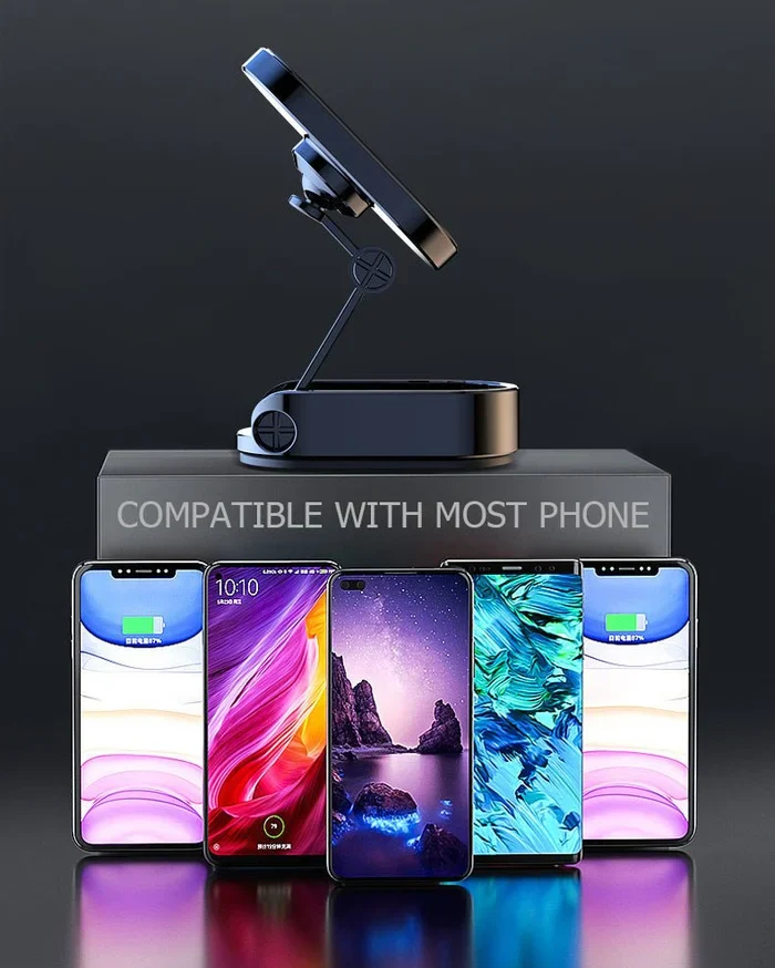 Metal Folding Car Phone Holder - Image 4