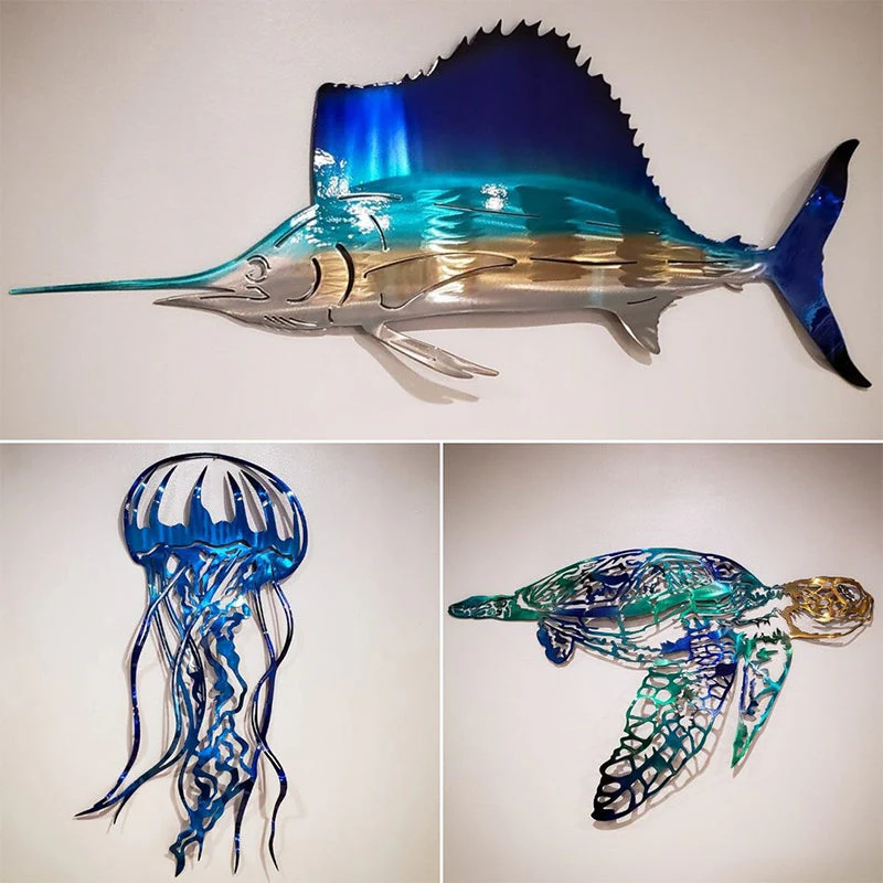 Metal Marine Animal Ornaments - Image 5