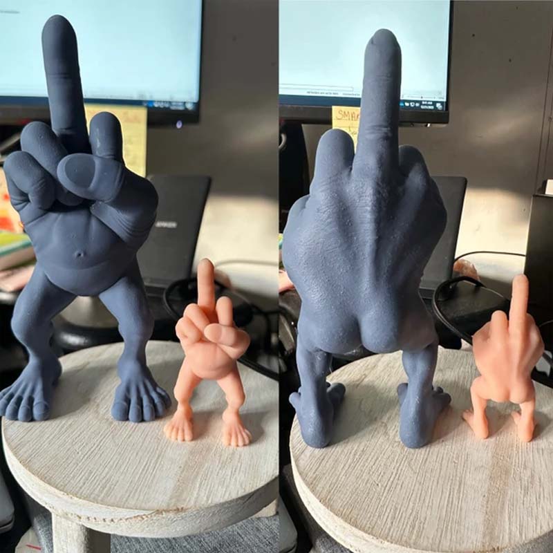 Middle Finger Figure With Legs - Image 3